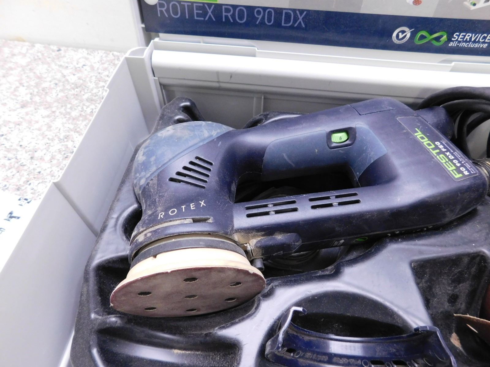 Geared Eccentric Sander Festool Rotex RO 90 DX FEQ-Plus No 571823