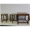 Image 1 : Set of Vintage Nesting Tables Wooden