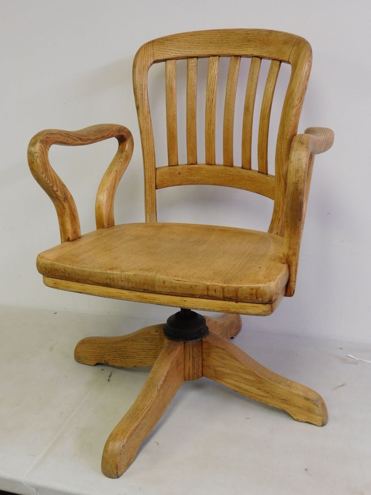 Antique Oak Office Chair H. Krug Furniture Co.