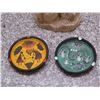 Image 2 : Lot of 4 Deer Plaque, Arizona Coyote Pottery Sculpture and 2 Ashtrays