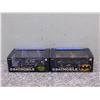 Image 1 : Lot of 2 Batman Batmobile Die Cast 1:43 Scale Replicas 1989 Movie and Classic TV Series NEW