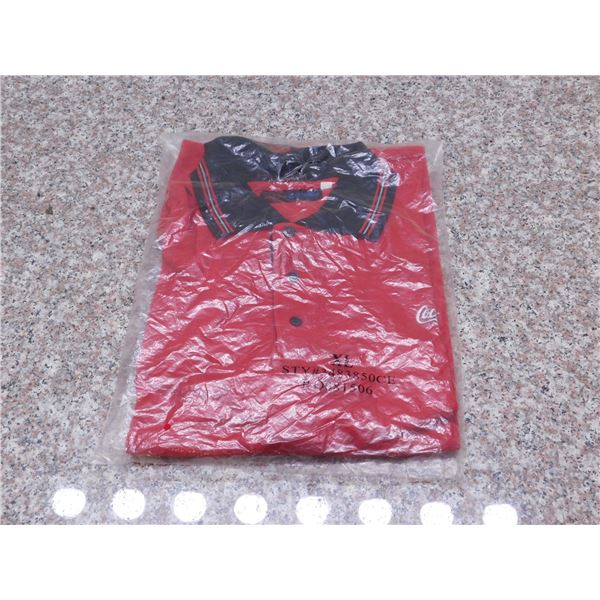 Marv Holland Coca Cola Polo Shirt XL Mens NEW