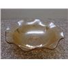 Image 2 : Lot of 2 Depression Glass Serving / Fruit Bowls Pearlescent Pink Orange, Peach Colour