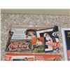 Image 2 : Lot of 3 Vintage Style Pin-Up Coca Cola Tin Wall Art Decorative Signs Advert, Bar Man Cave Rec Room