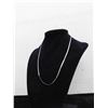 Image 3 : Made in Italy Sterling Silver 16 inch Herringbone Chain Necklace. Exc. Cond.