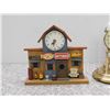 Image 2 : Lot of 2 Pendulum Dome Anniversary Clock Quartz and Antiques Storefront Clock Desktop Collectible