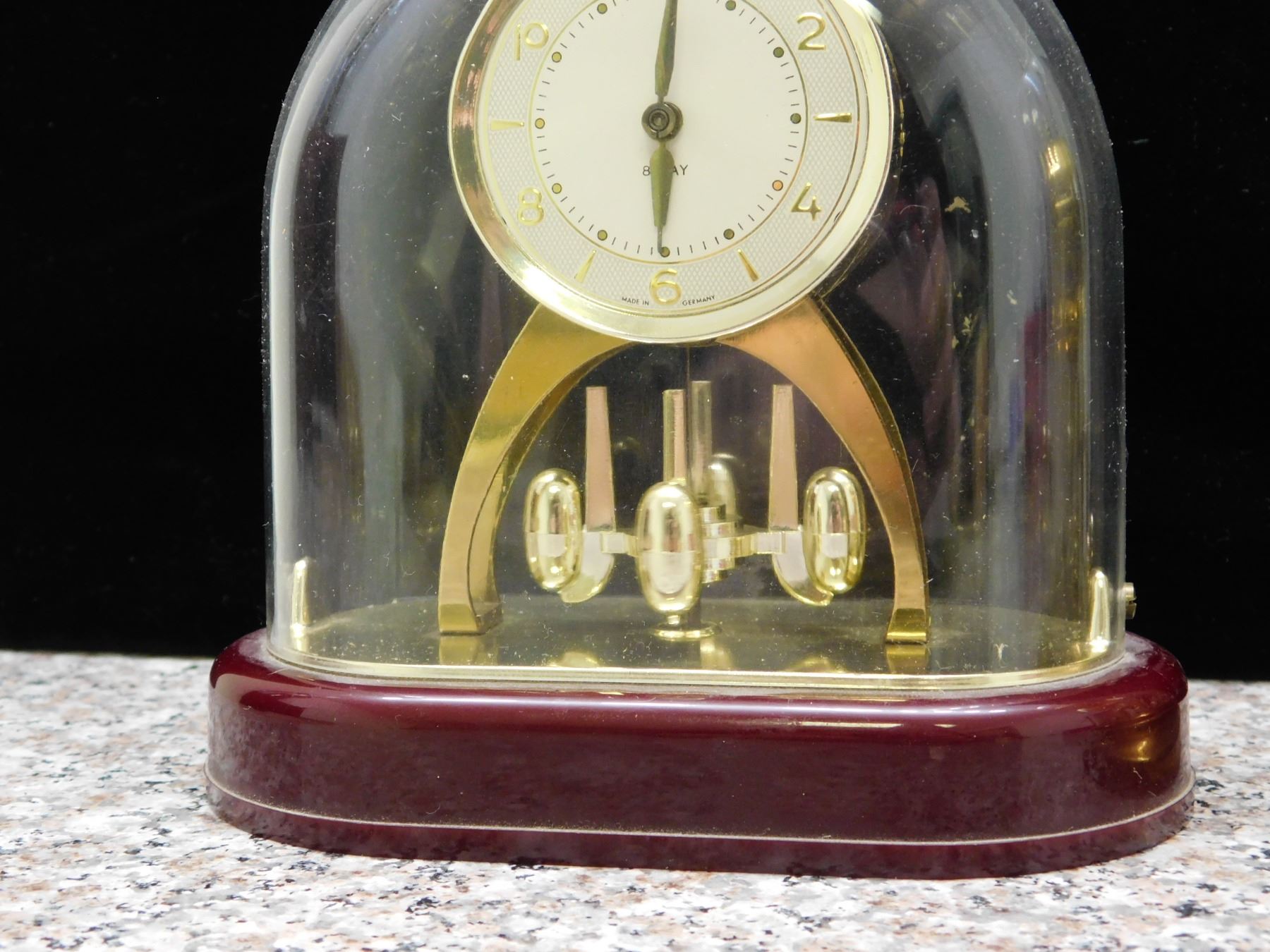 Lot of 2 Pendulum Anniversary Clocks Schmid Wind Up Made in Germany