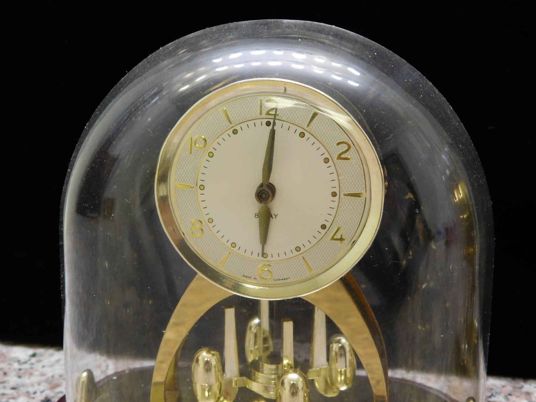 Lot of 2 Pendulum Anniversary Clocks Schmid Wind Up Made in Germany