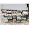 Image 2 : Lot of 2 30-Drawer Tool Cabinets Full of approx 2-300 Watch Crystals Watchmaker Repair Clock Pieces
