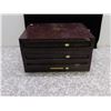 Image 8 : Lot of 3 Bulova Parts Cabinet Repair Master 1-Drawer Tool Boxes FULL of Watch Repair Pieces Clocks