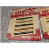 Image 2 : Lot of 2 Hold Fast Genuine Leather Watch Strap Displays with 9/10 Display Wristwatches