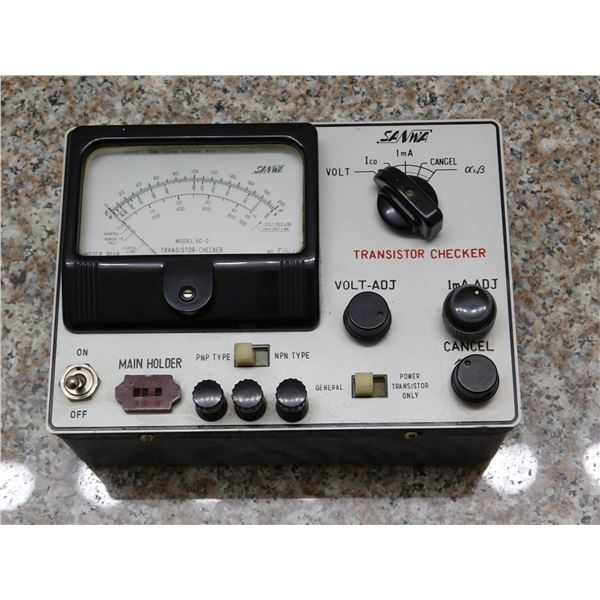 Sanwa Transistor Checker Model SC-2 Made in Japan