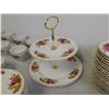 Image 12 : Lot of 108 Wood & Sons Cottage Rose Fine China DINNER SET 8 Place Setting + Tons of Extras