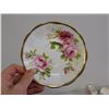 Image 3 : Lot of 43 Royal Albert American Beauty Cups Saucers Trios 3 Serving Plates, Cream and Sugar