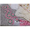 Image 2 : Lot of Vintage Hand Embroidered Linen Tablecloths and Doilies