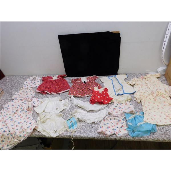 Vintage 1960s Handmade Hand Sewn Doll Clothes for Mattel Baby First Steps