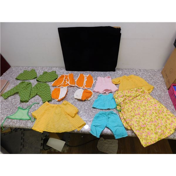 Vintage 1960s Doll Clothes Handmade Fits 18" Doll