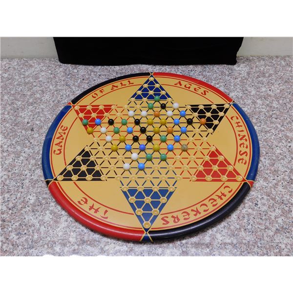 Vintage Chinese Checkers Game Metal