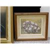 Image 2 : Lot of 2 E.C. Busch Framed Original Paintings Flowers In Vase, Still Life, Floral, Oils