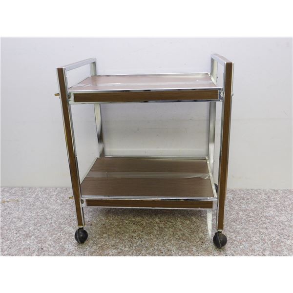 Chrome Bar Cart Kitchen Cart