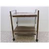 Image 1 : Chrome Bar Cart Kitchen Cart