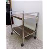 Image 3 : Chrome Bar Cart Kitchen Cart