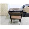 Image 1 : Yamaha Electone B-4CR Electric Organ With Stool Upright