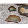 Image 2 : Lot of 9 Rock Specimens Brazil Agate, Pink Jade, Assorted