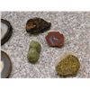 Image 5 : Lot of 9 Rock Specimens Brazil Agate, Pink Jade, Assorted