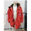 Image 9 : Vintage Canada Goose Red Winter Jacket  Made in Canada Size XL Men's