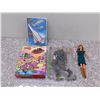 Image 1 : Lot of 4 Mattel Japan 1960s Barbie Doll, He-Man 200pc Puzzle, Sears Flying Jet Plane, Soldier Doll