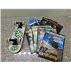Image 1 : Lot of 9 Skateboarding Magazines and HALO Mini Board Skating