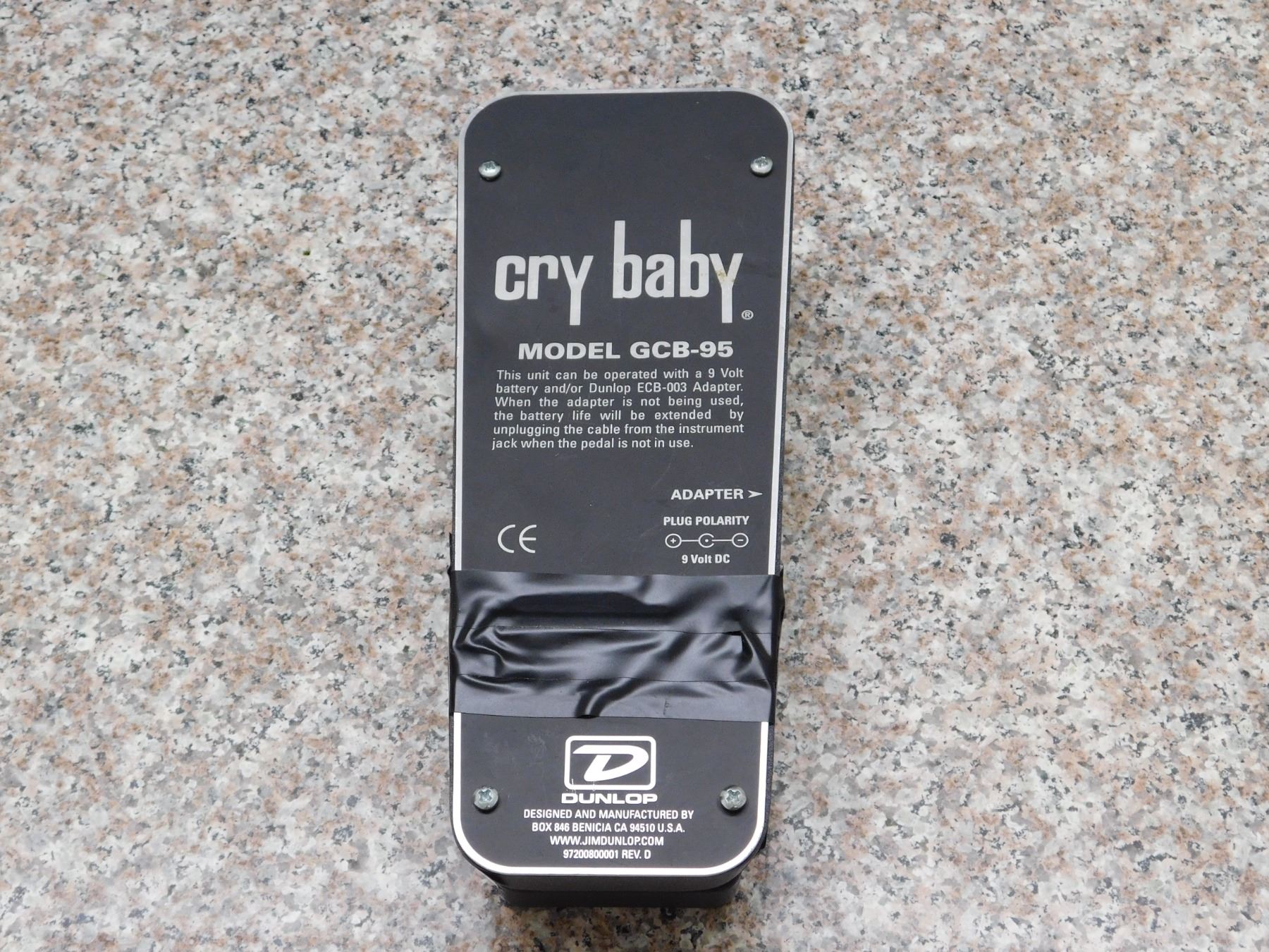 Alimentatore PwrON 9V Per Pedale Dunlop Cry Baby GCB-95, Adattatore AC/DC 6.6ft - Foto 2