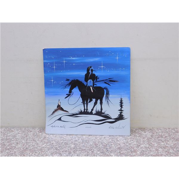 Elvis Antoine 1998 Original Acrylic on Art Board "Artist's Honor"