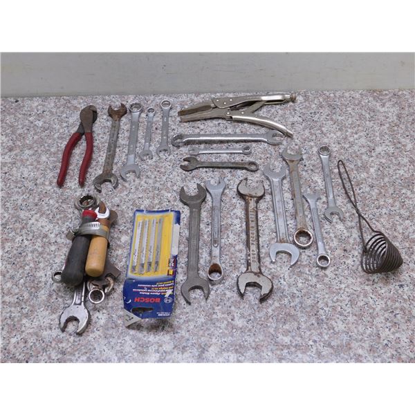 Tool Bundle Wrenches Pliers, Needle Nose, Wire Cutters,