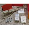 Image 3 : Lot of Misc Electric Items Power Bar, Step Down Transformer, Outdoor Outlet Kit, Extension Cable,