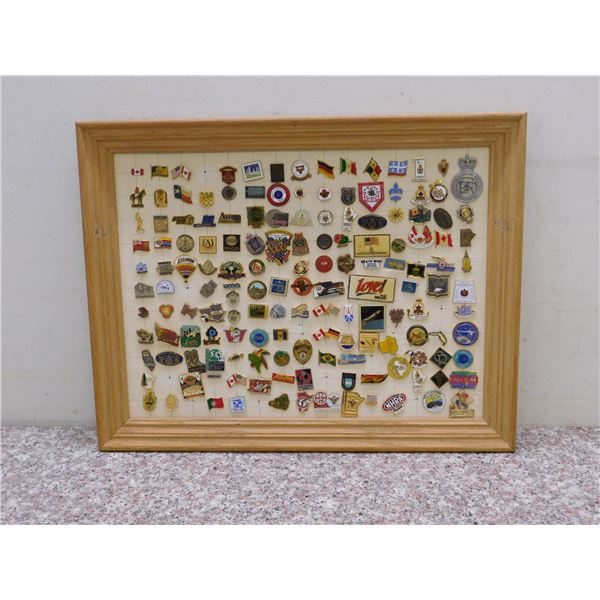 Approx 150 Mixed Lapel Pins With Backs