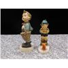 Image 2 : Lot of 2 Hummel West Germany "Sensitive Hunter"  and Boy With Basket  Figurines