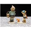 Image 3 : Lot of 2 Hummel West Germany "Sensitive Hunter"  and Boy With Basket  Figurines