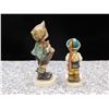 Image 4 : Lot of 2 Hummel West Germany "Sensitive Hunter"  and Boy With Basket  Figurines