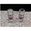 Image 2 : Lot of 2 1989 Heather Curling Club Pepsi Tall Shot Glasses