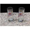 Image 3 : Lot of 2 1989 Heather Curling Club Pepsi Tall Shot Glasses