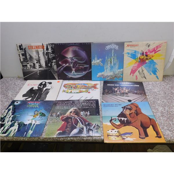 Lot of 10 Vinyl Records LPs 1970s Rock StarCastle, Airwaves, Fleetwood Mac, Etc