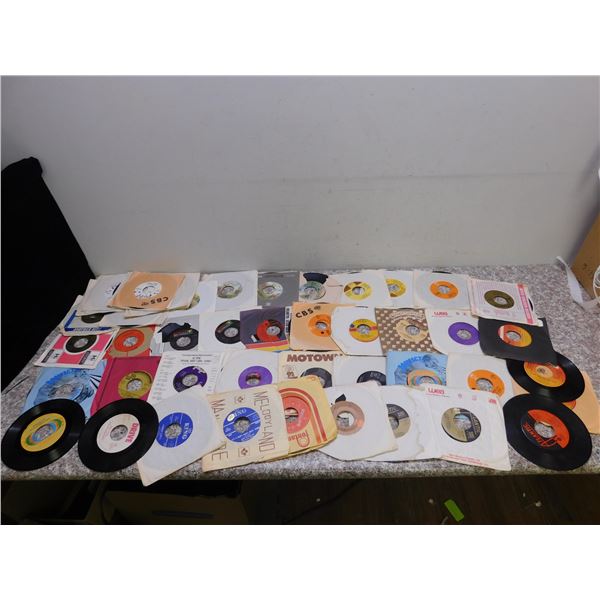 Lot of 50 Funk Soul R&B 45s Records LPs