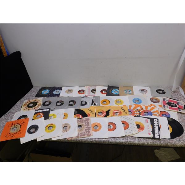 Lot of 50 Funk Soul R&B 45s Records LPs