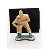 Image 1 : Vintage Chalkware Wrestling Statue 13"