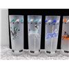 Image 2 : Lot of 7 Frosted Merry-Go-Round Circus Carousel Jungle Animals Highball Drink Glasses Libbey