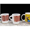 Image 3 : Lot of 4 Anchor Hocking Fire King Mugs and One Popeye Novelty Mug