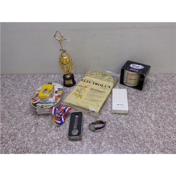 END OF THE RUN Pile Monopoly Mug, Cribbage Game, Medal, Trophy, Watches, Polaroid Camera
