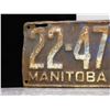 Image 2 : 1930 Manitoba License Plate